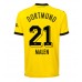 Maillot de foot Borussia Dortmund Donyell Malen #21 Domicile vêtements 2023-24 Manches Courtes